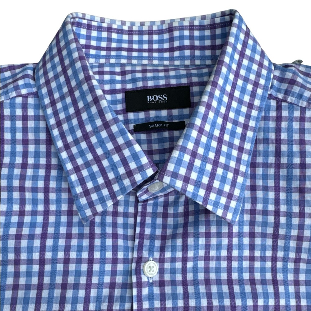 Boss Men's Long Sleeve
Casual Button Down Plaid Shirt Business Casual Office